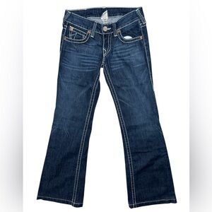 True Religion Boot Cut Big T Jeans Womens 27